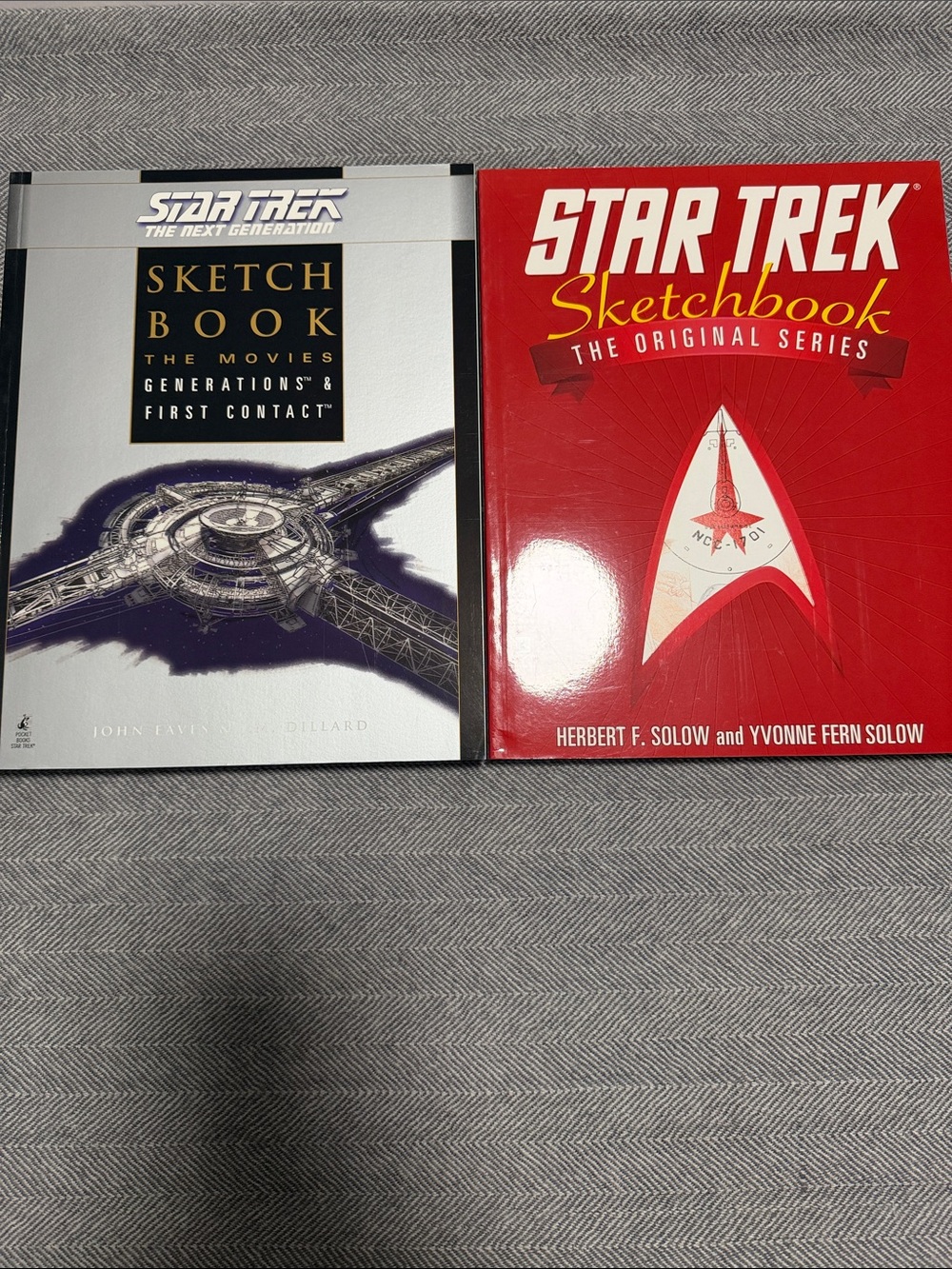 Star Trek Spanning The Generations Sketchbook" boxed set.
